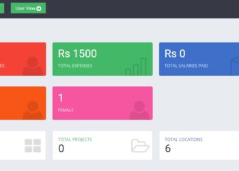 Human Resource Management Software dashboard and payroll software