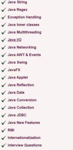 java tutorials with examples