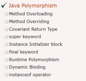 java polymorphism