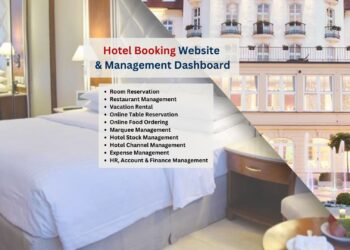 hotel booking website and management dashboard - nizisolutions.com