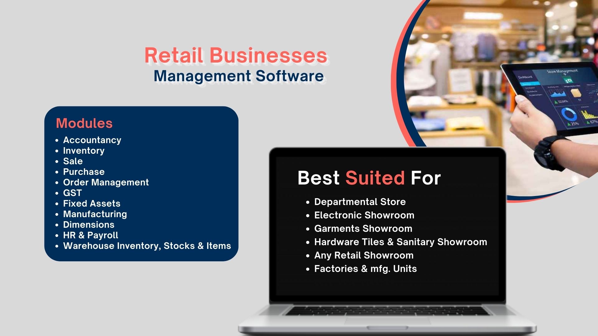 Retail Businesses Management Software - www.nizisolutions.com