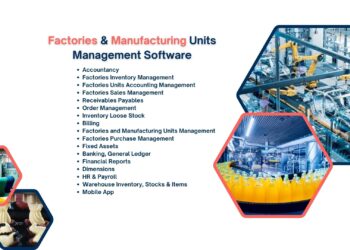 Factories and Manufacturing Units Management software